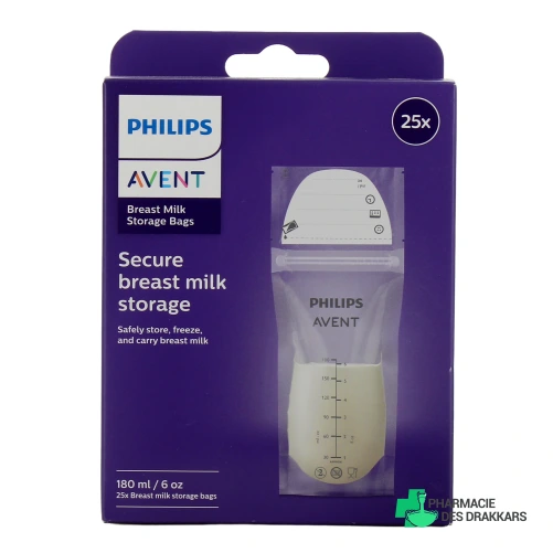 Avent Sachets de conservation du lait