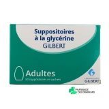 GILBERT Suppositoires à la Glycérine Adultes - Vue 360°