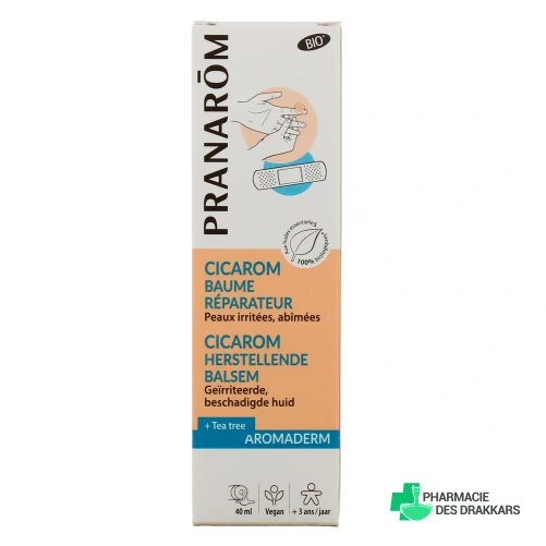 Pranarom Cicarom Bio Aromaderm Baume réparateur