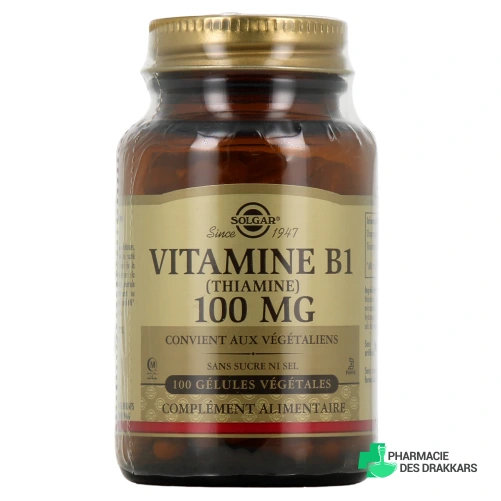 Solgar Vitamine B1 (Thiamine) 100mg