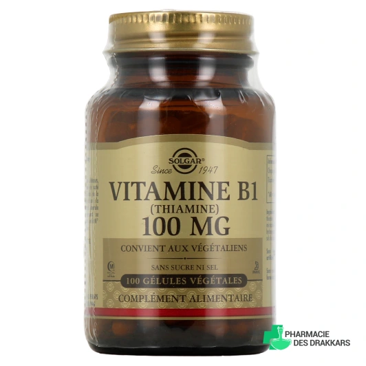 Solgar Vitamine B1 (Thiamine) 100mg