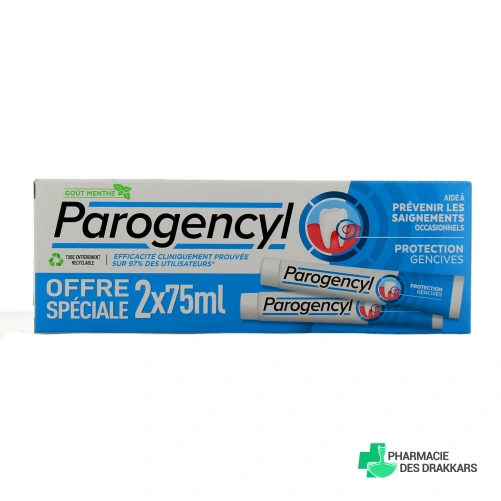 Parogencyl Dentifrice Prévention Gencives - Vue 360°