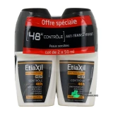 Etiaxil Déodorant Men Anti-Transpirant Contrôle 48h Roll-On - Vue 360°