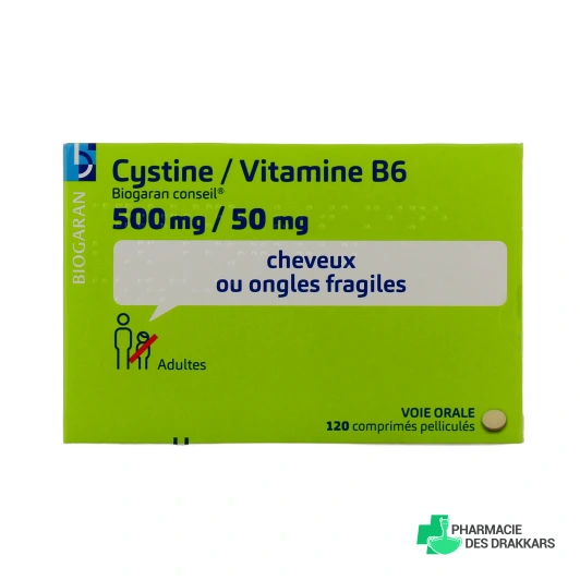 Cystine Vitamine B6 Biogaran
