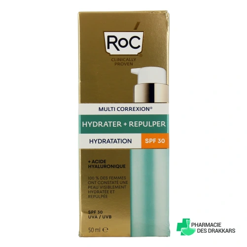 ROC Hydratant Quotidien SPF30 Hydrater Repulper