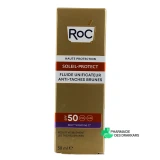 ROC Soleil Protect Fluide Anti-Taches SPF50 - Vue 360°