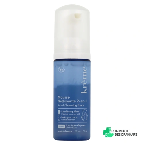 Krème Mousse Nettoyante 2-en-1