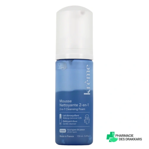 Krème Mousse Nettoyante 2-en-1