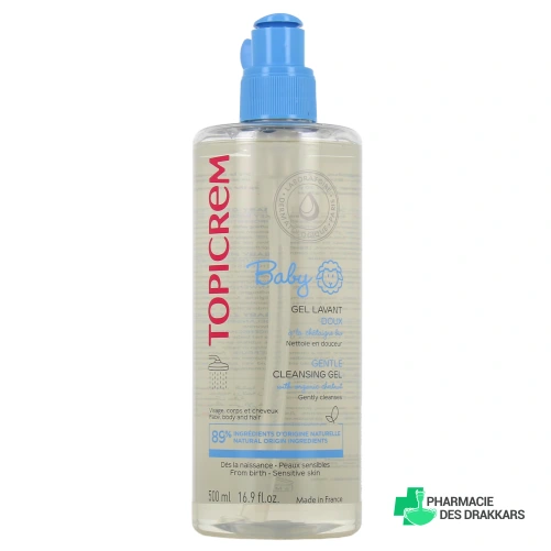 Topicrem Gel Nettoyant Bébé 2 en 1