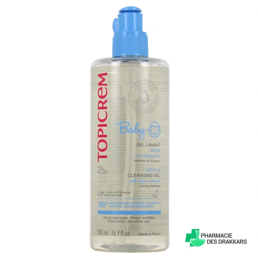 Topicrem Gel Nettoyant Bébé 2 en 1