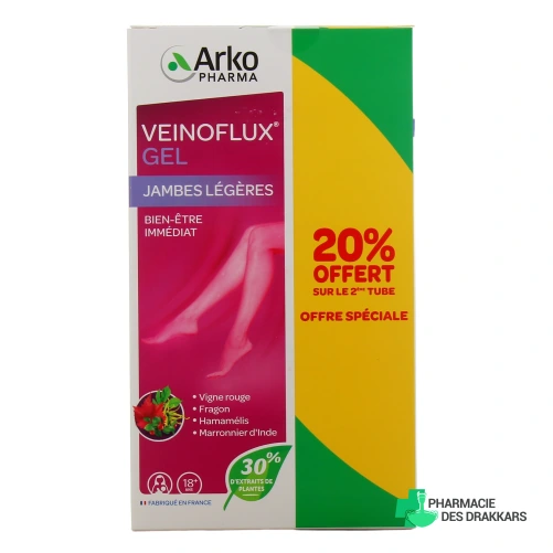 Veinoflux Gel Jambes Légères Bien-Être Immédiat