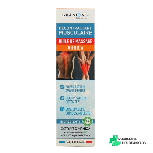 Granions Décontractant Musculaire Huile de Massage