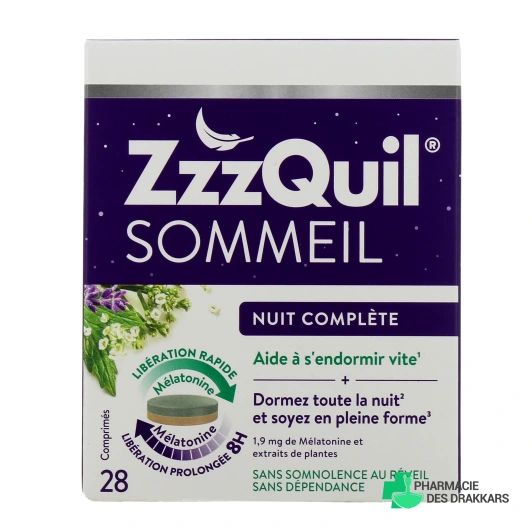 ZzzQuil Sommeil Nuit Complète