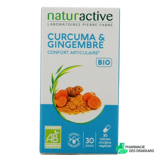 Naturactive Curcuma & Gingembre Bio Confort Articulaire