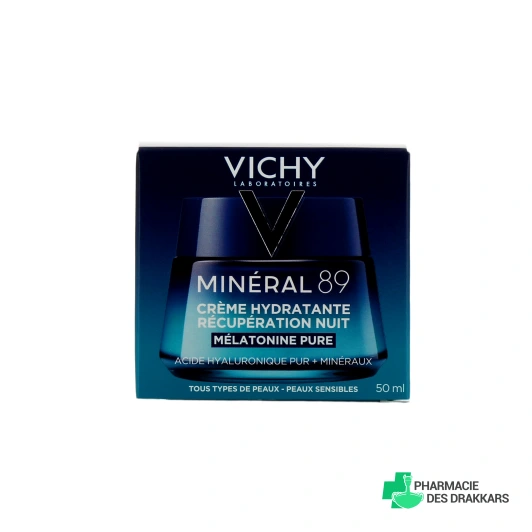 Vichy Minéral 89 Crème Hydratante Récupération Nuit