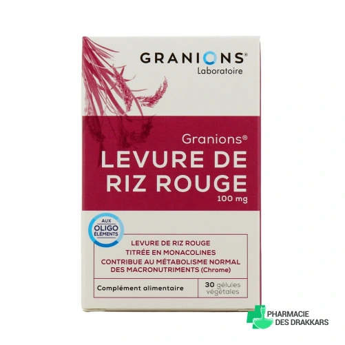 Granions Levure de Riz Rouge