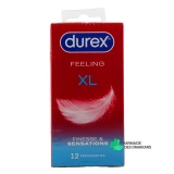 Durex Feeling XL Préservatifs Larges - Vue 360°