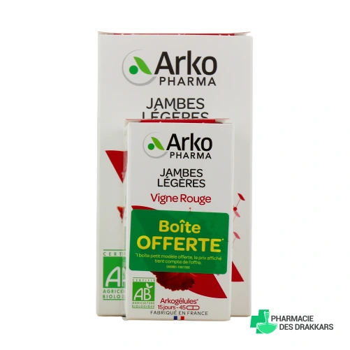 Arkogélules Vigne Rouge Jambes Légères