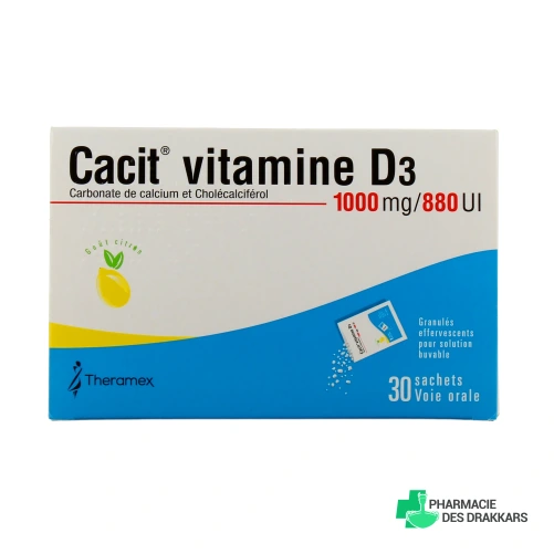 Cacit Vitamine D3 1000mg / 880UI sachets