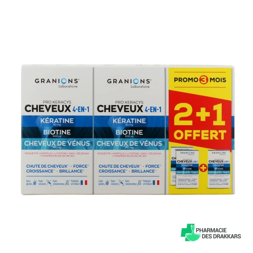 Granions Pro Keracys Cheveux 4 en 1