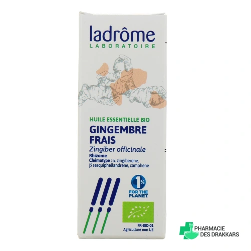 Ladrôme Huile Essentielle Gingembre Frais Bio