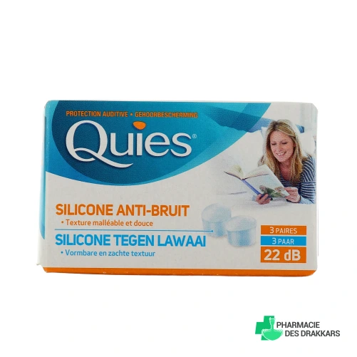 Quies Protection Auditive Silicone Anti-bruit Discrétion