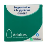 GILBERT Suppositoires à la Glycérine Adultes - Vue 360°