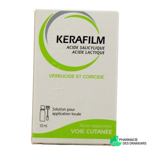 Kérafilm solution pour application locale voie cutanée