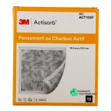 Actisorb Pansement au Charbon Actif - Vue 360°