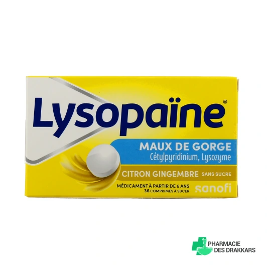Lysopaïne Maux de Gorge