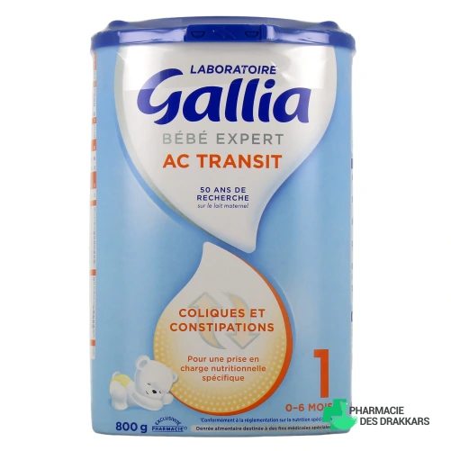 Gallia Bébé Expert Lait AC Transit 1er âge