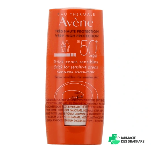 Avène Stick Solaire Zones Sensibles SPF50+