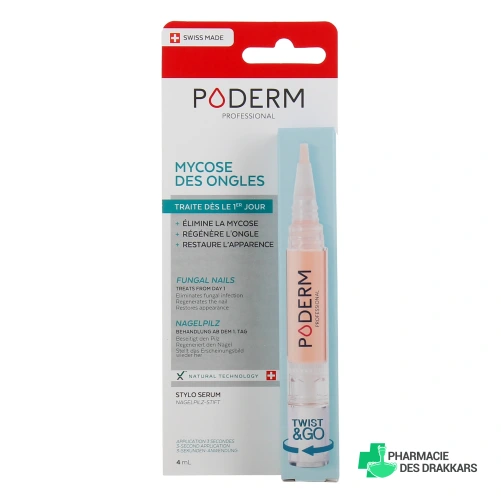 Poderm Stylo Sérum Mycose des Ongles