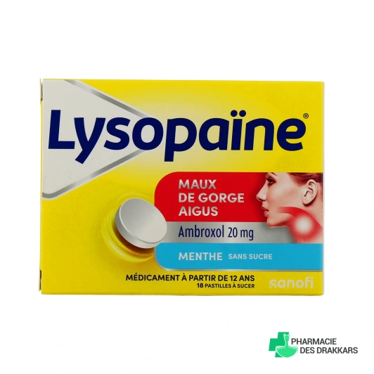Lysopaïne Maux de Gorge