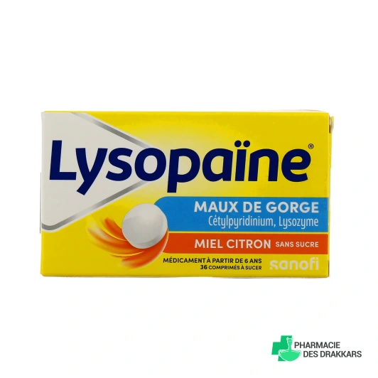 Lysopaïne Maux de Gorge
