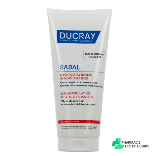 Ducray Sabal Shampooing Traitant Séboréducteur