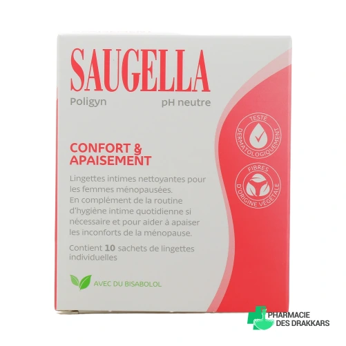 Saugella Poligyn Lingettes Hygiène Intime