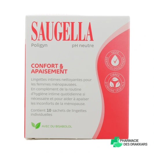 Saugella Poligyn Lingettes Hygiène Intime