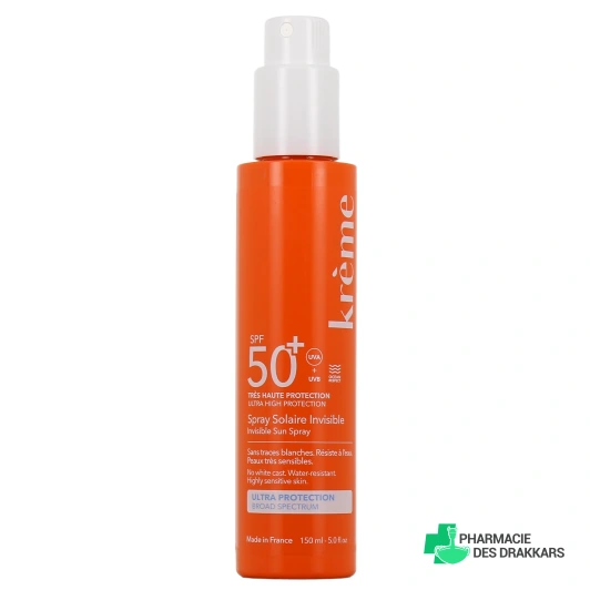 Krème Spray Solaire Invisible
