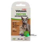 Vétosan Pipettes Antiparasitaires Chaton/Chat - Vue 360°