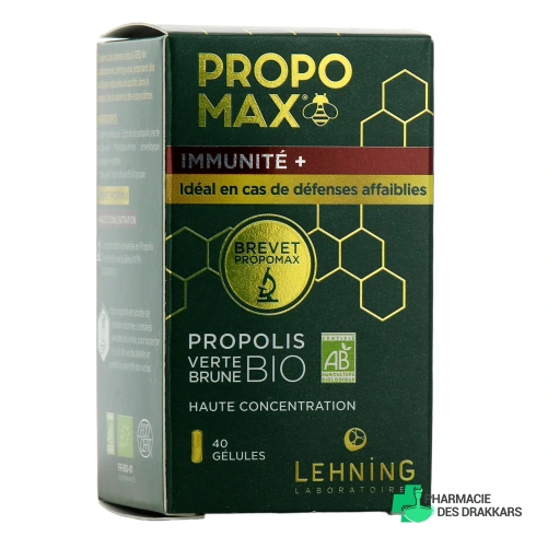 Lehning Propomax Gélules Immunité Extrait de Propolis Bio