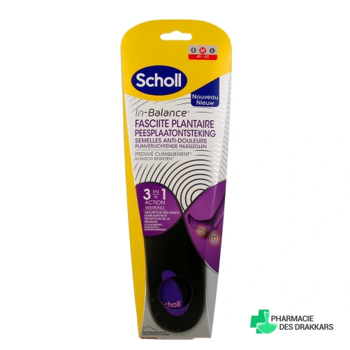 Scholl Semelles Fasciite Plantaire