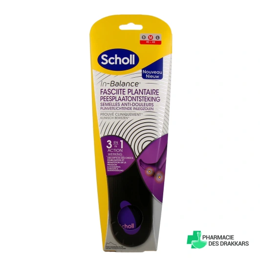 Scholl Semelles Fasciite Plantaire