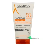 A-Derma Exomega Control Crème Solaire SPF50+ - Vue 360°