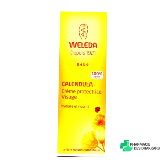 Weleda Bébé Calendula Crème Protectrice Visage Bio
