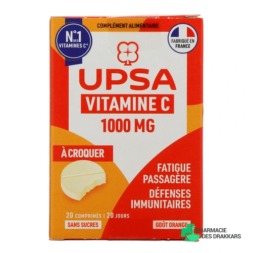 UPSA Vitamine C 1000mg comprimés à croquer