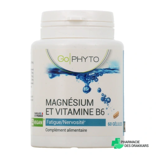 Go Phyto Magnésium et Vitamine B6 Fatigue Nervosité
