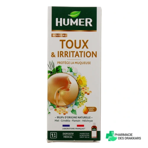 Humer Toux et Irritation Sirop