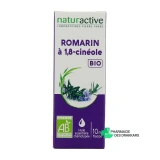 Naturactive Huile Essentielle Romarin à 1,8-Cinéole Bio - Vue 360°