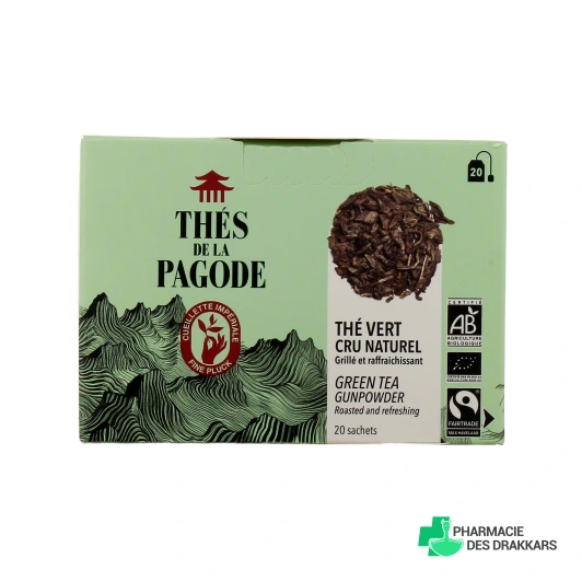 Thés de la Pagode Thé Vert Cru Naturel Bio